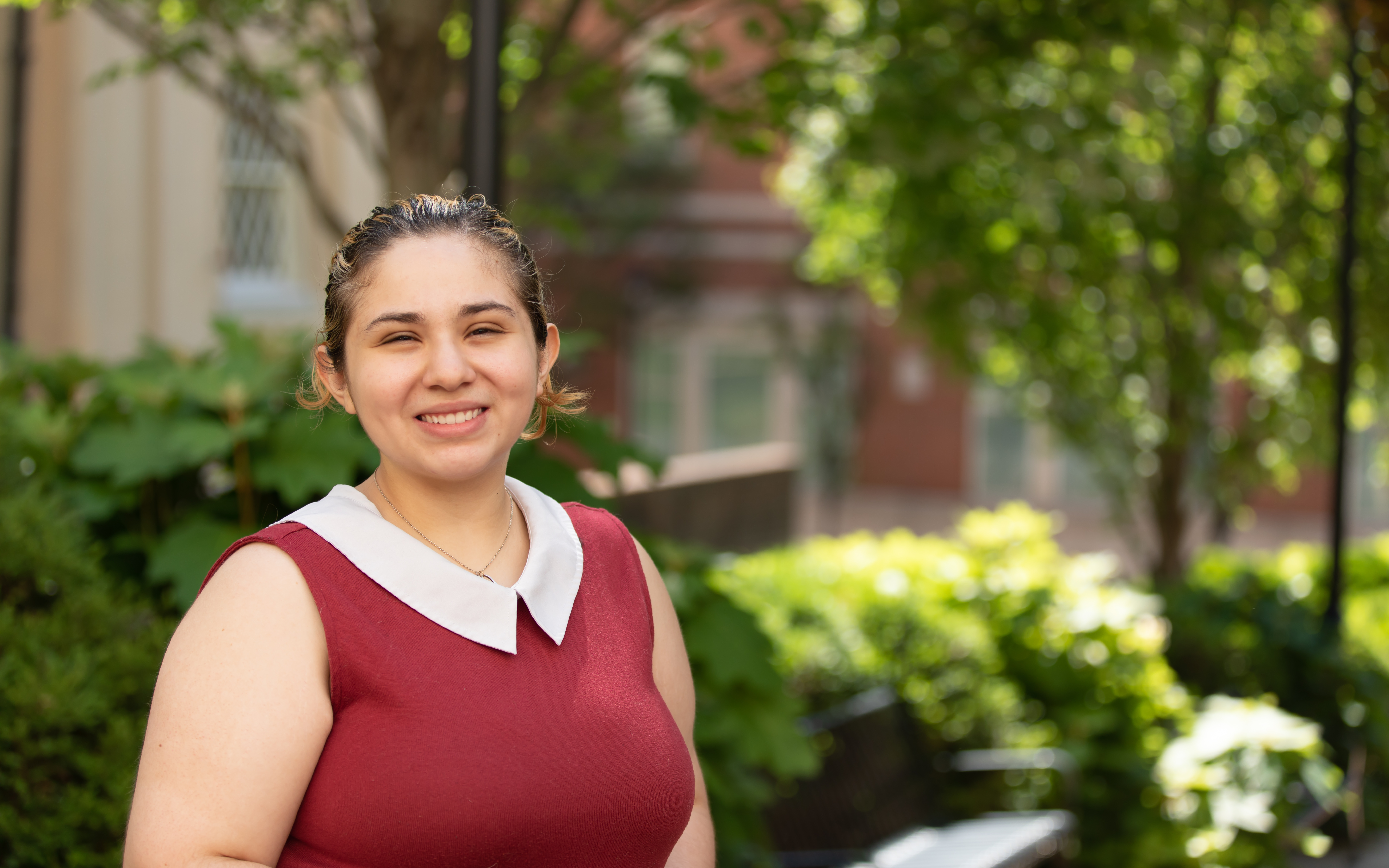 Martina Hernandez, a neuroscience Ph.D. student, is the first at VCU to receive a Diversity Specialized Predoctoral to Postdoctoral Advancement in Neuroscience Award. (Photo by Sha Aguado, VCU School of Medicine)